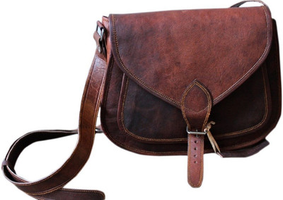 

iconicstyle Women Formal Brown Genuine Leather Sling Bag