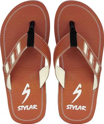 

Stylar Flip Flops, Tan