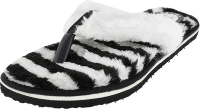 

92 MILES Flip Flops, Black & white