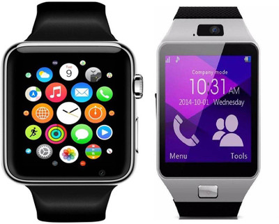 

Smarty Premium Quality Smart Watch Bluetooth with Built-in Sim card and memory card slot Compatible with All Android Mobiles05 Smartwatch(Black Strap M)