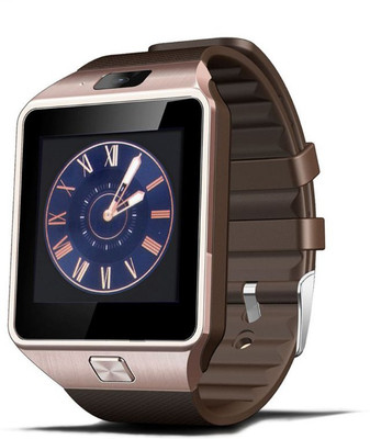 

COskart DZ09 Gold Smartwatch(Brown Strap 1.56)