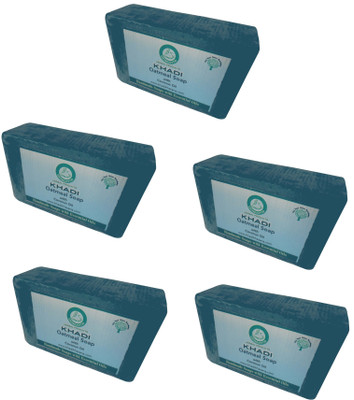

Khadi Herbal NatutalOatmeal soap with Coconut oil(625 g, Pack of 5)