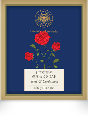 

Forest Essentials Luxury Sugar Soap Rose & Cardamom(125 g)