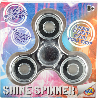 

HGL Metallic Spinner With Black Bearings(Silver)