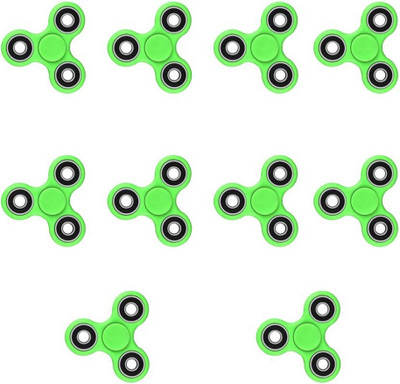 

Shockyfi Fidget Toy Hand Spinner - Stress Reducer,High Speed,Super Smooth and Well Balanced Combo 10 Color green(GREEN)(Green)