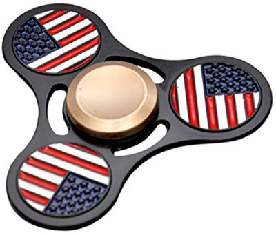 YTNAB US FLAG SMOOTH METAL FIDGET SPINNER(Multicolor)