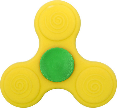 

Casotec Hand Spinner Fidget Toys, Fidget Spinners, tri-spinner fidget, and Ultra Speed(Yellow)