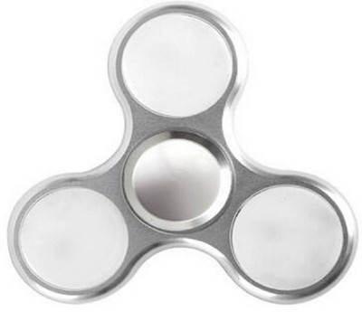 

Montez Sensor Touch Led Light Silver Metal Fidget Spinner Toy(Multicolor)