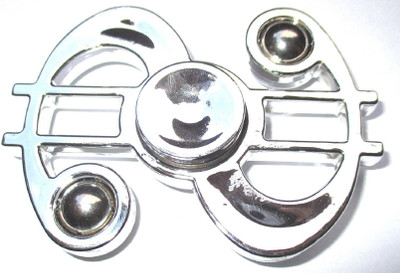 

YTNAB DOLLAR CHROME COLOR CHROME EDITION METAL SPINNER(Silver)