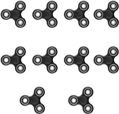 

Shockyfi Fidget Toy Hand Spinner - Stress Reducer,High Speed,Super Smooth and Well Balanced Combo 10 Color black(BLACK)(Black, Red, Blue, Green, Yellow)