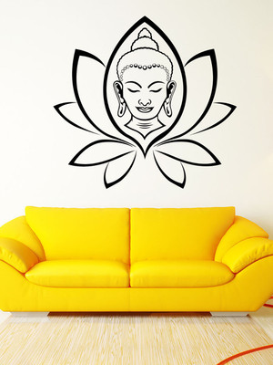 Decora  spiritual Sticker(Pack of 1, Black