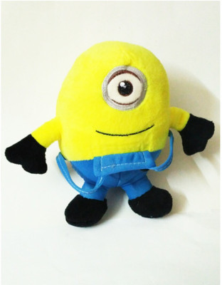 

SOFTLINE MINION ONE EYE PLUSH TOY - 19 cm(Yellow, Blue), Blue;yellow