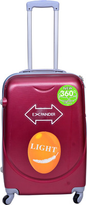 

PRAGEE EXCLUSIVE CHECK IN LUGGAGE TROLLEY BAG ( HARD SELL) Check-in Luggage -  inch(Maroon
