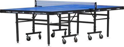 MD Design TOURNAMENT Rollaway Indoor Table Tennis Table(Blue, Black)