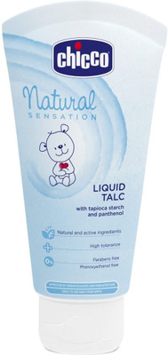 

Chicco Chicco Natural Sensation Liquid Talc (Blue, 100ml)(100 g)