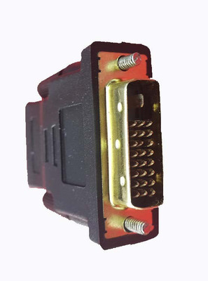 

DCT TV-out Cable HDMI Male to DVI 24+1 Female Connector(Black, For TV)