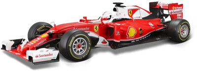 

Bburago Ferrari Racing F1 SF 16-H, Diecast Model F1 Car, - S Vettel, Scale 1:18(Red)