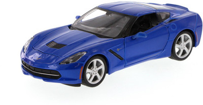 

Maisto 2014 Corvette Stingre, Power Kruzerz 4.5 inch Pull Back Action, Diecast Model Car(Blue)