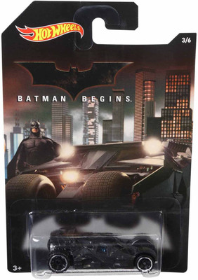 

Mattel Hot Wheels 1:64 Scale Batman Begins Batmobile Car(Black)