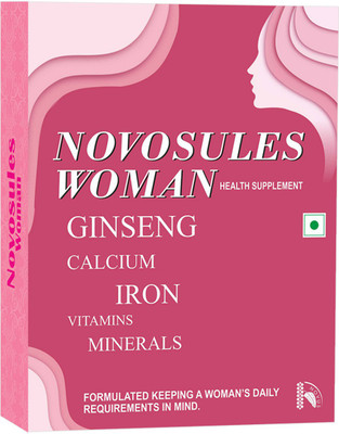 

Carbamide Forte Multivitamins For Women (Veg) - Ginseng + Extra Calcium + Extra Iron + Biotin For Hair and Skin + Anti-Oxidants for Immunity + Multiminerals (30 Tablets)(30 No)