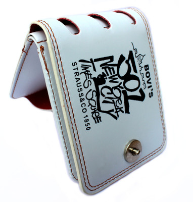 

AVB Men White Artificial Leather Wallet(10 Card Slots)