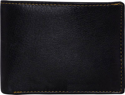 

Wmwetech Men Black Genuine Leather Wallet(6 Card Slots)