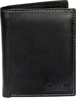 

SBS Men Black Genuine Leather Wallet(6 Card Slots), Zed black