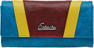 

Esbeda Women Blue Artificial Leather Wallet(8 Card Slots), M-blue