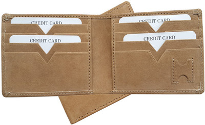 

Havealook Men Khaki Artificial Leather Wallet(8 Card Slots), Camel