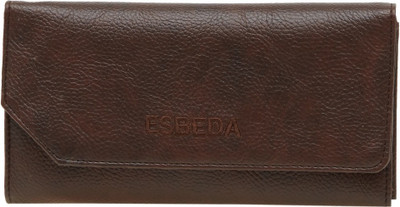 

Esbeda Women Brown Artificial Leather Wallet(4 Card Slots), D-brown