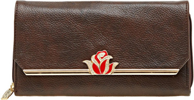 

Esbeda Women Brown Artificial Leather Wallet(4 Card Slots), D-brown