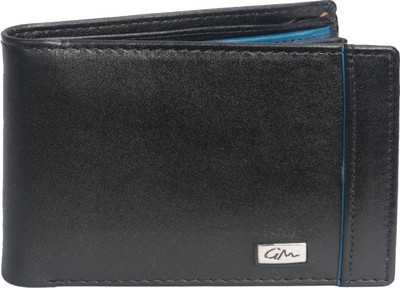 

Gentleman Men Black Genuine Leather Wallet(6 Card Slots)
