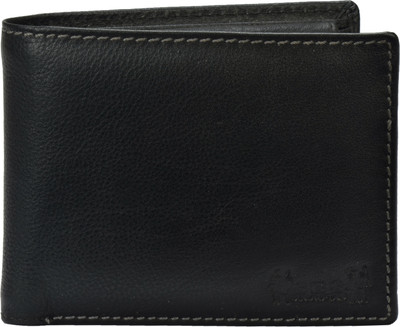 

SBS Men Black Genuine Leather Wallet(6 Card Slots), Men's wallet