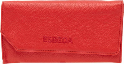 

Esbeda Women Casual Red Artificial Leather Wallet(4 Card Slots)