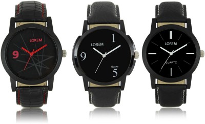 Shivam Retail LR05-06-08 New Latest Collection Leather Band Men Watch  - For Boys   Watches  (Shivam Retail)