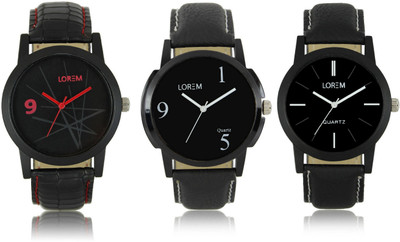 View Shivam Retail LR05-06-08 New Latest Collection Leather Band Men Watch  - For Boys Wrist Watches Price Online(Shivam Retail)