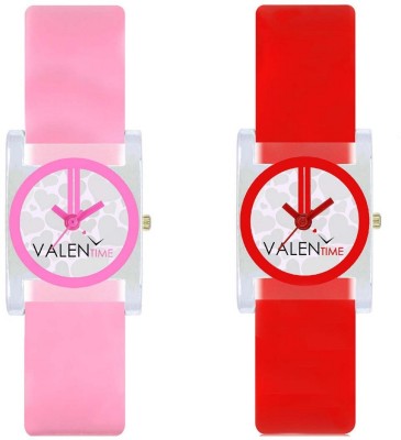 VALENTIME VT8-9 Colorful Beautiful Womens Combo Wrist Watch  - For Girls   Watches  (Valentime)