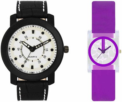 

Volga VL16VT07 Exclusive Leather & Plastic Boys & Girls Combo Watch - For Men & Women