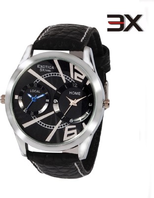 Exotica Fashion RB-EF-80-Dual-Black Watch  - For Men   Watches  (Exotica Fashion)