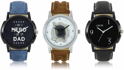 Shivam Retail LR06-07-09 New Latest Collection Leather Band Men Watch  - For Boys   Watches  (Shivam Retail)