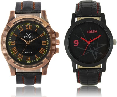 Volga VL23LR08 New Exclusive Collection Leather Strap-Belt Mens Watches Best Offer Combo Watch  - For Boys   Watches  (Volga)
