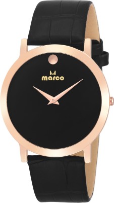MARCO Elite Mr-Gr-4047-blk-blk Watch  - For Men   Watches  (Marco)