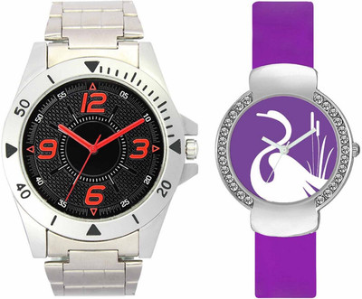 

Volga VL02VT22 Exclusive Leather & Plastic Boys & Girls Combo Watch - For Men & Women