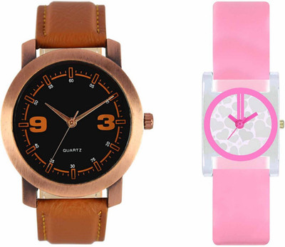 View Volga VL21VT08 Exclusive Leather & Plastic Boys & Girls Combo Watch  - For Men & Women Wrist Watches Price Online(Volga)