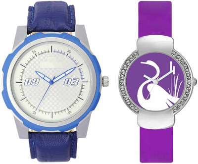 

Volga VL41VT22 Exclusive Leather & Plastic Boys & Girls Combo Watch - For Men & Women