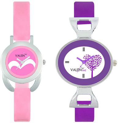 

VALENTIME VT18-28 Colorful Beautiful Womens Combo Wrist Watch - For Girls