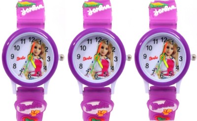 Fashion Gateway Barbie Purple (Also best for Birthday gift and return gift for kids) Watch  - For Girls   Watches  (Fashion Gateway)