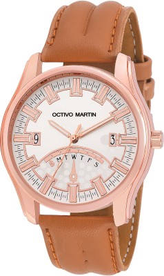 OCTIVO MARTIN OM-LT 1013 COPPER DAY PATTERN Watch  - For Men   Watches  (OCTIVO MARTIN)