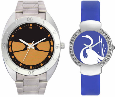 

Volga VL03VT23 Exclusive Leather & Plastic Boys & Girls Combo Watch - For Men & Women