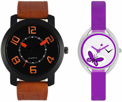 

Volga VL20VT02 Exclusive Leather & Plastic Boys & Girls Combo Watch - For Men & Women